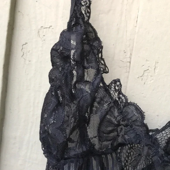 🤍new. black lace teddy - Picture 7 of 8